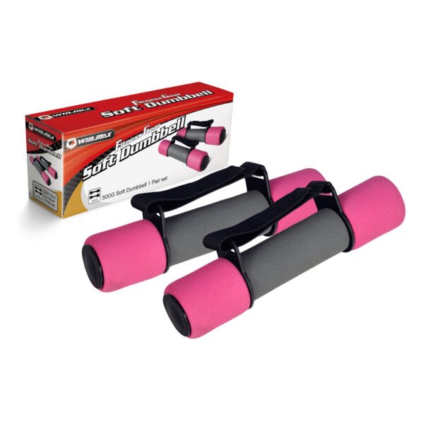 Ladies Foam Dumbbells – Home Gym Weights for Aerobics & Fitness (Pair)