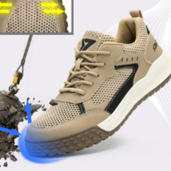 Lightweight & Breathable Safety Shoes with Anti-Stab Protection – Perfect for Work or Everyday Wear!